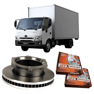 Discos De Freno Traseros Hino Xzu Serie 300 Marca Gtx