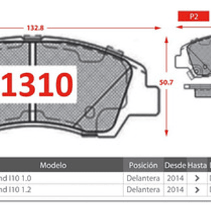 Pastillas De Freno Delanteras Gtx Mahindra Kuv100