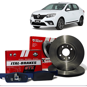 Discos De Frenos + Pastillas Renault Symbol 2014 +