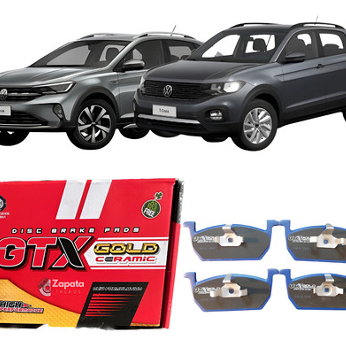 Pastillas Frenos Delanteras Ceramica Vw T-cross - Nivus 1