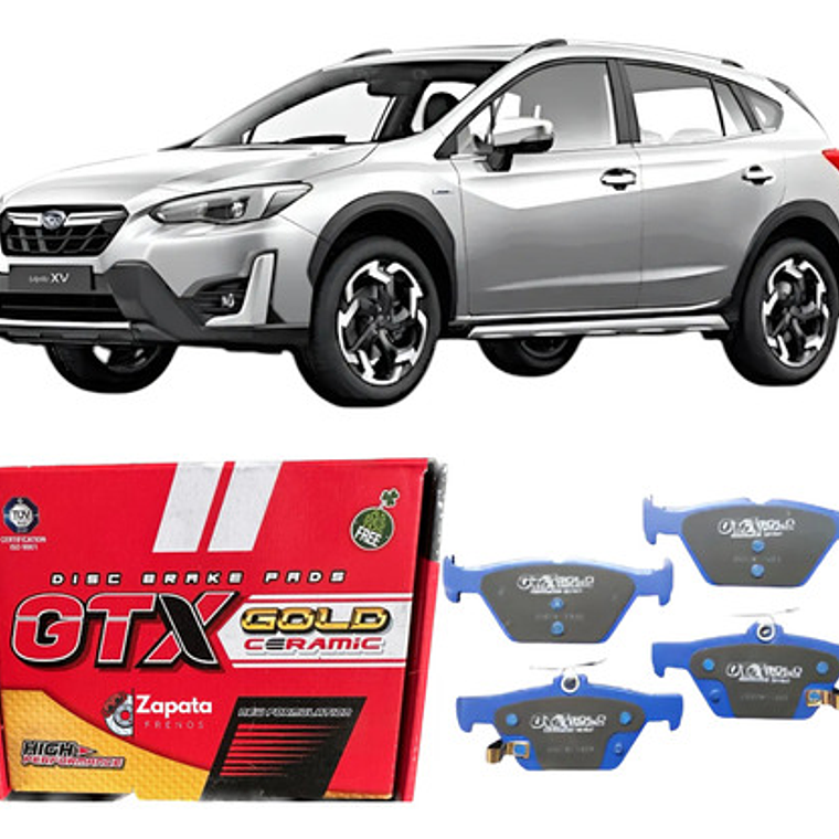 Pastillas Frenos Traseras Cerámica Subaru Xv 2017+ 1