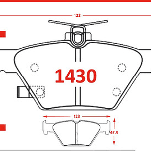 Pastillas Frenos Traseras Cerámica Subaru Xv 2017+