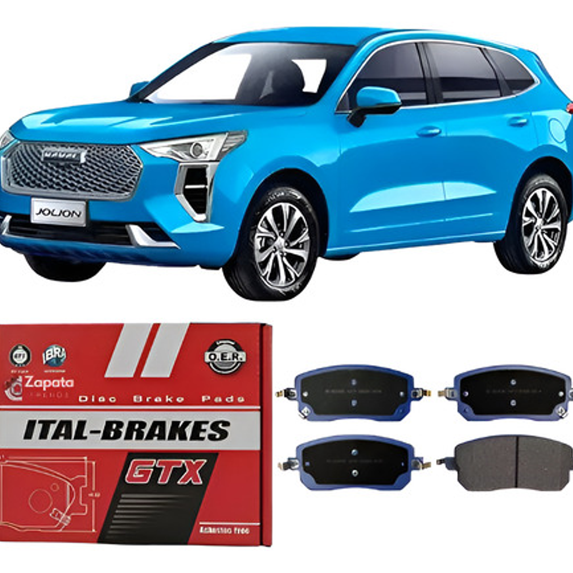 Pastillas De Frenos Delanteras Gtx - Haval Jolion 2021+ 1
