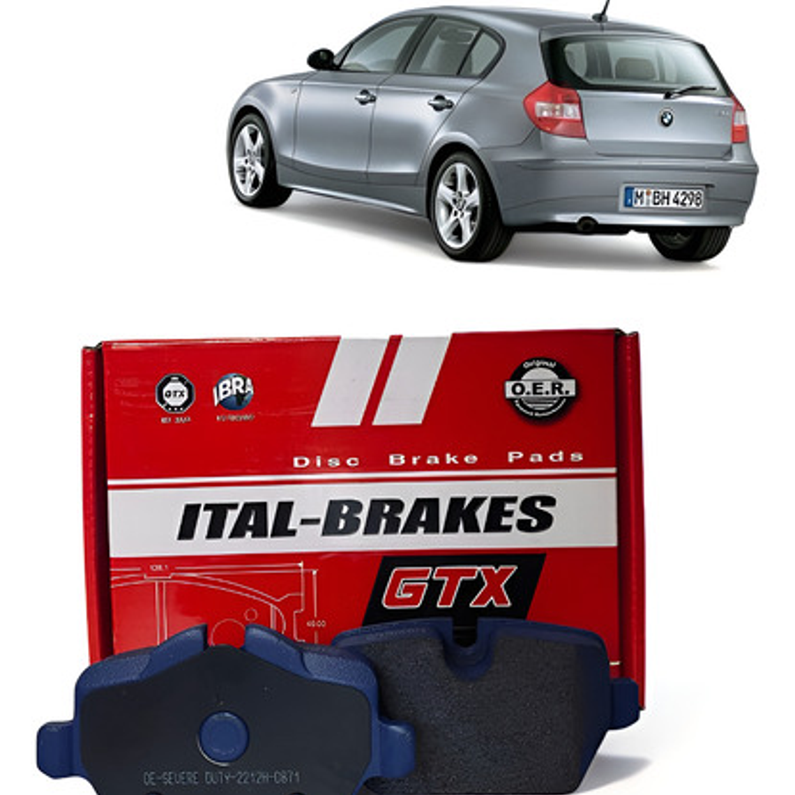 Pastillas De Frenos Traseras Bmw 116i 2004-2011 1