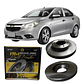 Par De Discos Delanteros Para Chevrolet Sail 1.5 Año 2016+ - Miniatura 1