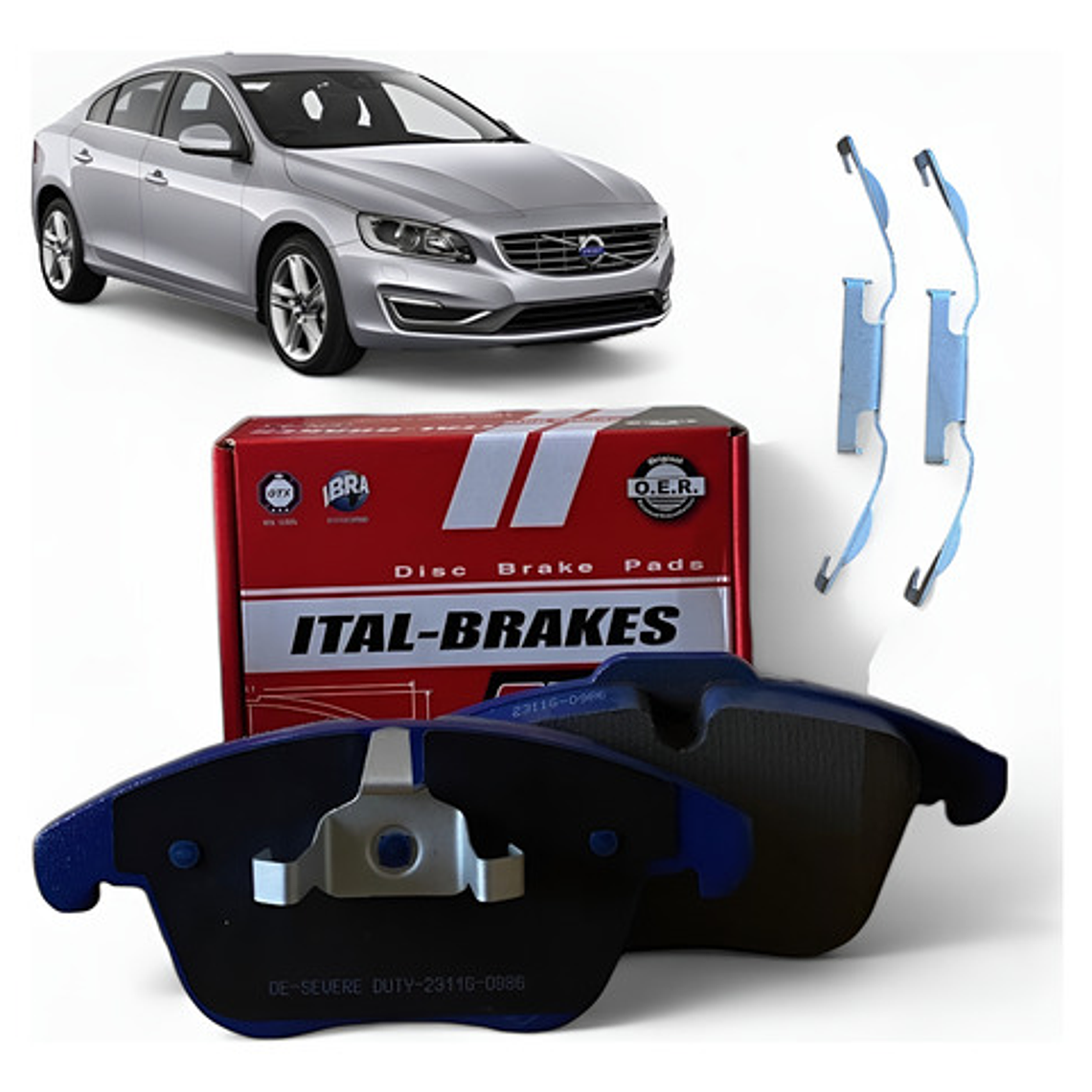 Pastillas Freno Delanteras Para Volvo S60 Desde Año 2010 1