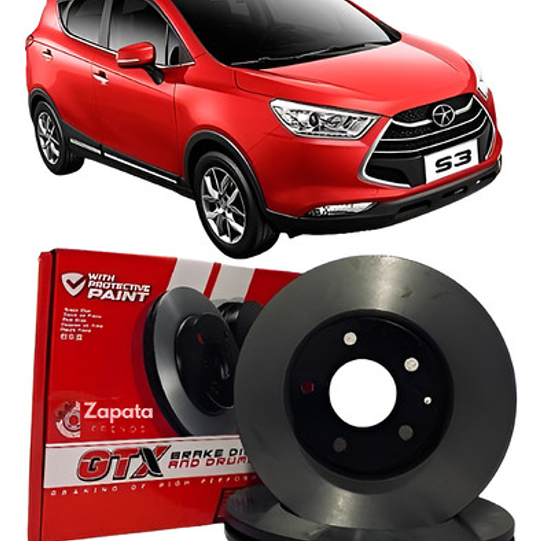Discos Freno Delanteros Gtx Para Jac S3 (par) 1