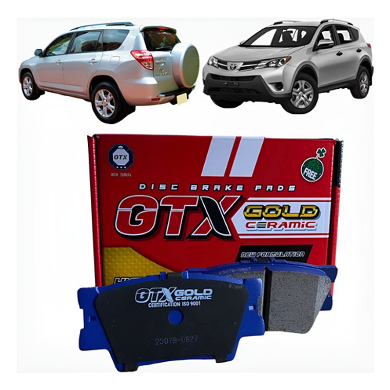 Pastillas Freno Traseras Ceramicas Toyota Rav4 2004-2019 1