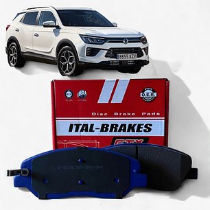 Discos Y Pastillas Freno Delanteras Ssanyong Korando 2010 +