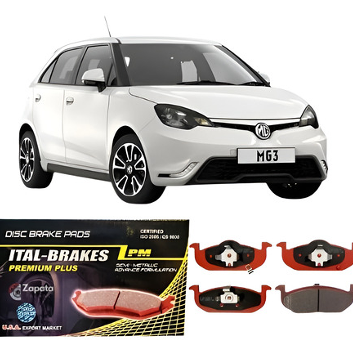 Pastillas Freno Delanteras Mg3 1.5 2011 + 1