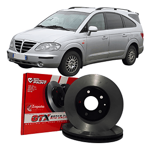 Discos De Freno Delantero Gtx Ssangyong Stavic 2004 -