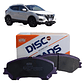 Pastillas Freno Delanteras Nibk Nissan Qashqai Ii 2015-2020 - Miniatura 1