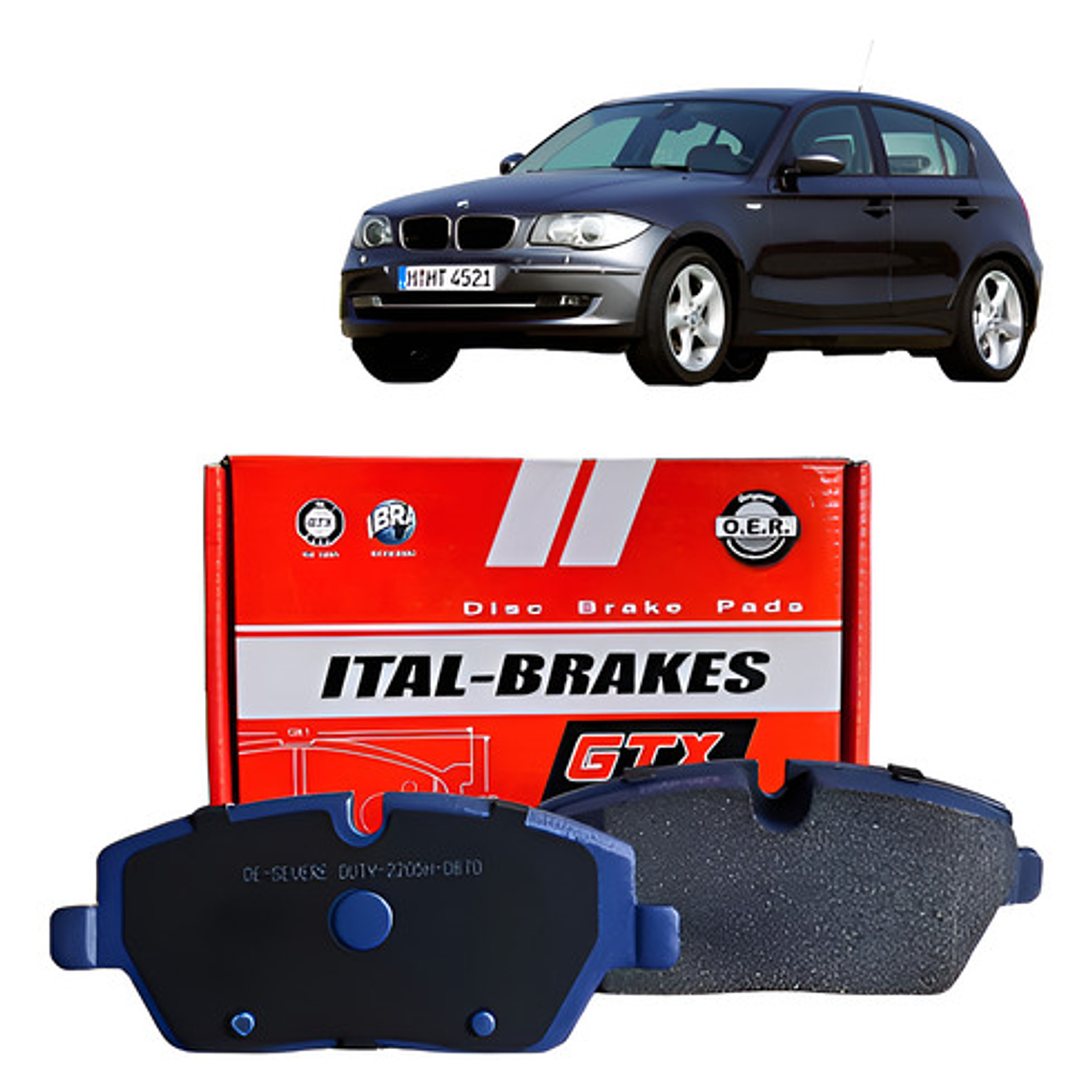 Pastillas De Frenos Delanteras Bmw 116i 2004-2010 1