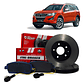 Kit Discos Y Pastillas Freno Delanteras Mahindra Xuv 500  - Miniatura 1