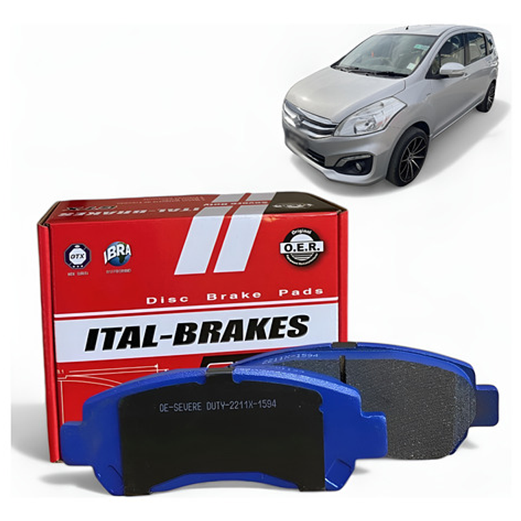 Pastillas Freno Delanteras Gtx Suzuki Ertiga 1.5 2019+ 1