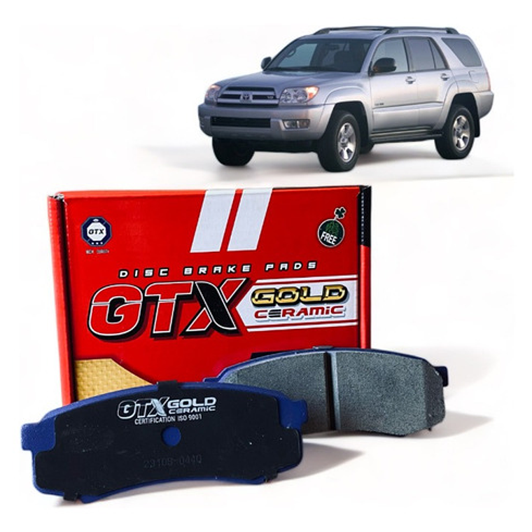 Pastillas Freno Traseras Cerámica Toyota 4 Runner Año 2003- 1