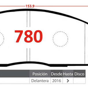 Pastillas Freno Delanteras Jac X200 2016+