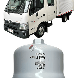 Filtro Combustible Tipo Burbuja Hino Xzu Serie 300 - Japonés