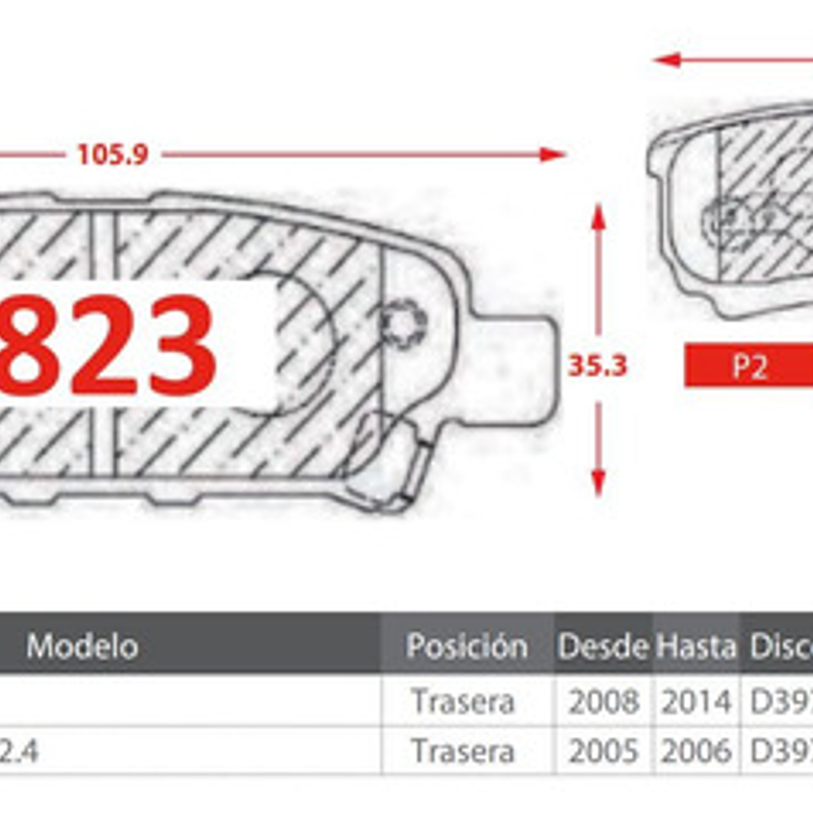 Pastillas Freno Delan + Tras Jeep Compass 2006-2017 4
