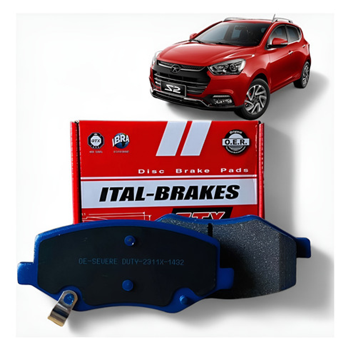 Pastillas De Frenos Delanteras Jac S2 1.5 2016-2020 1