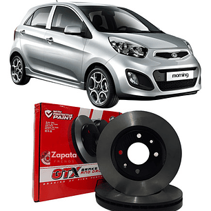 Discos De Freno Delanteros Para Kia Morning Hasta 2017