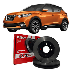 Discos Freno Delanteros Gtx Para Nissan Kicks 2017+