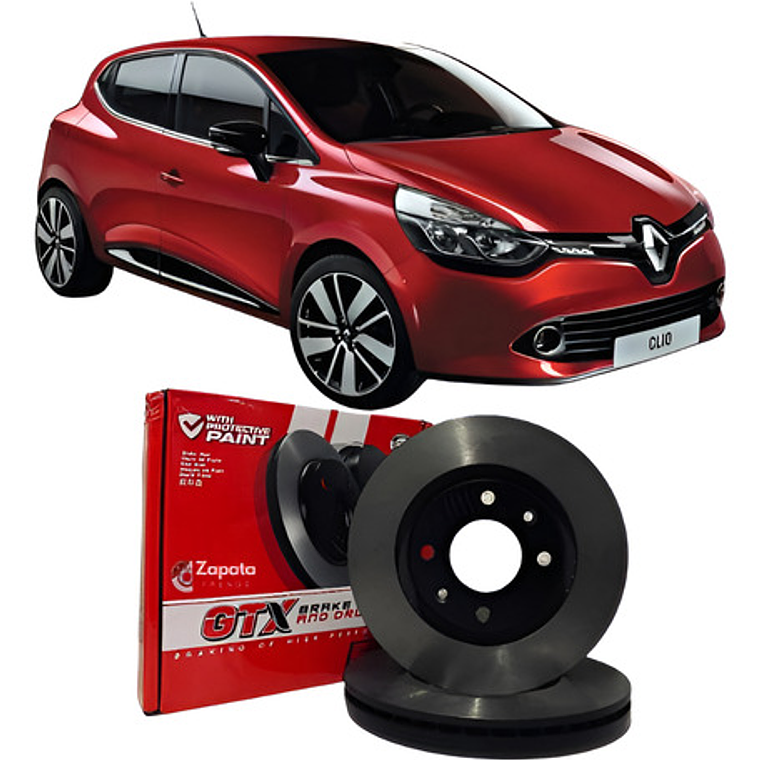 Discos Freno Delanteros Gtx Renault Clio Iv 2013 - 1