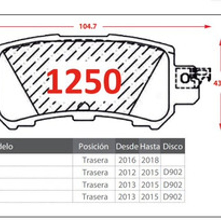 Pastillas De Frenos Traseras Mazda Cx5 2012-2024 3