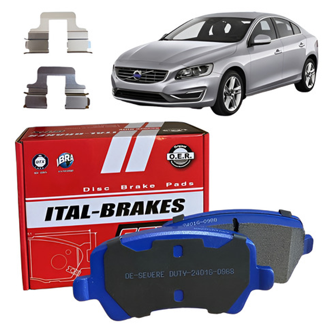 Pastillas Freno Traseras Para Volvo S60 Desde Año 2010 1