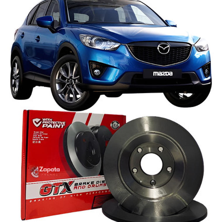 Par Discos De Freno Traseros Gtx Mazda Cx5 2011 + 1