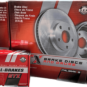 Kit Discos Y Pastillas Freno Del - Mercedes Benz A250 W176