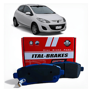 Pastillas De Frenos Delanteras Gtx Para Mazda 2 2007-2016