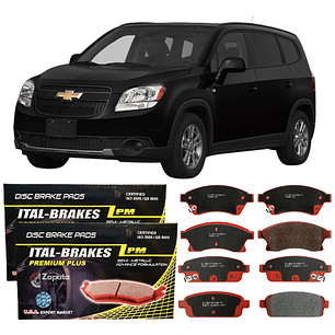 Pastillas Freno Delanteras Y Traseras Chevrolet Orlando