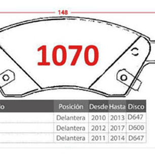 Pastillas Freno Delanteras Y Traseras Chevrolet Orlando