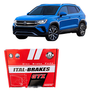 Pastillas Freno Traseras Gtx Para Volkswagen Taos 2020+