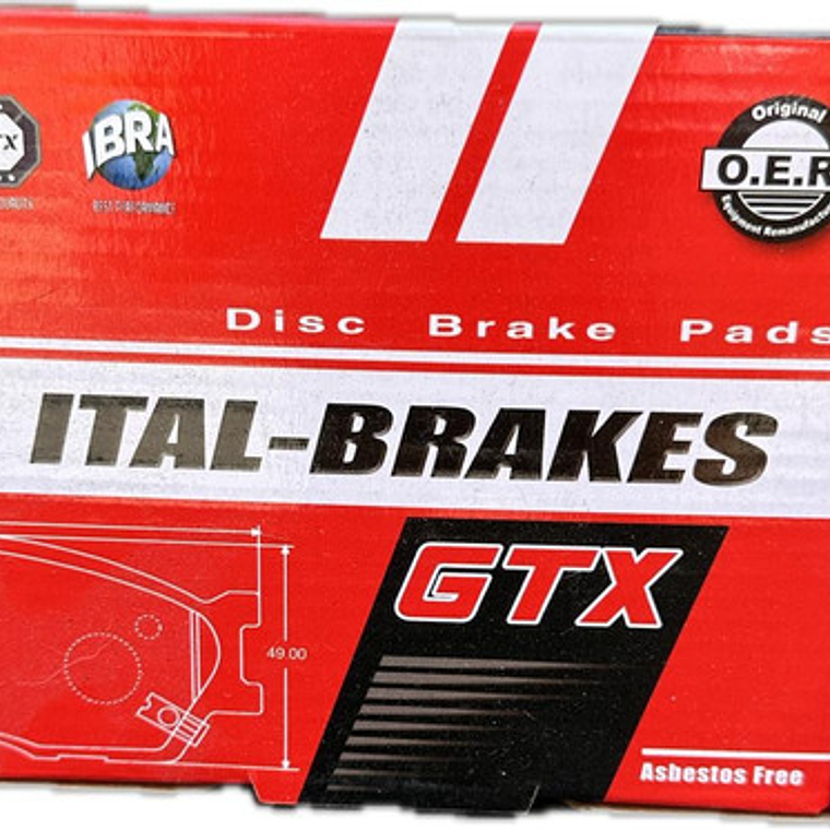 Pastillas De Freno Delanteras Gtx Honda Hr-v 2015 + 2