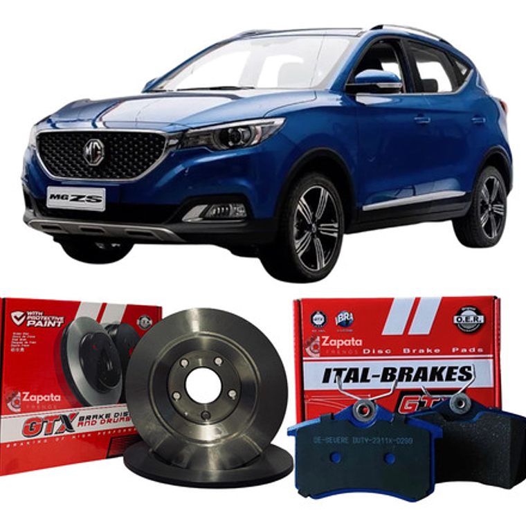 Discos De Freno Y Pastillas Traseros Mg Zs 1.5 2017-2022 1