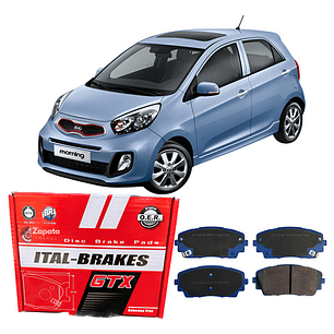 Pastillas De Freno Delanteras Gtx Kia Morning 2011+