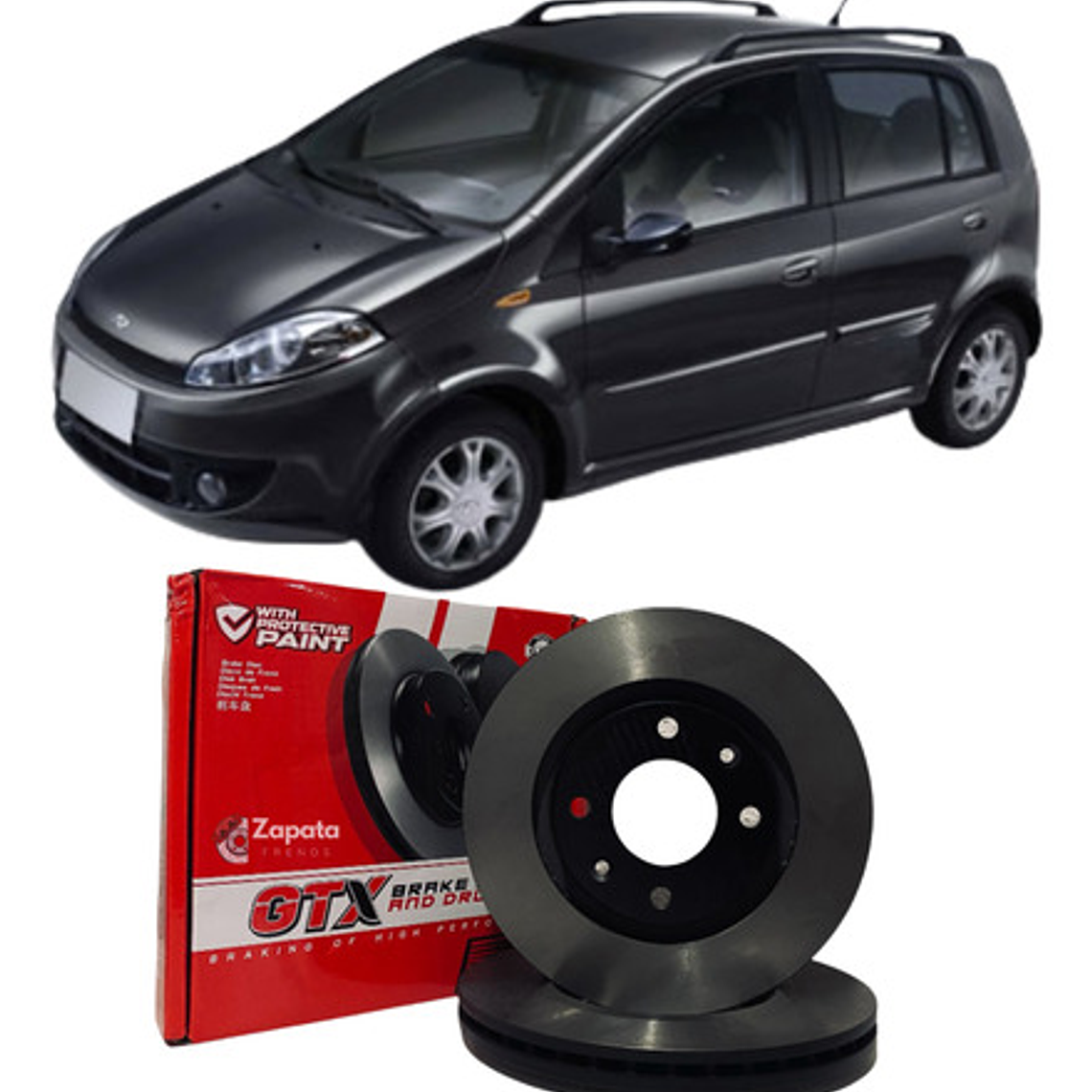 Discos Freno Delantero ( Par) Chery Face 1.3 2010-2015 1