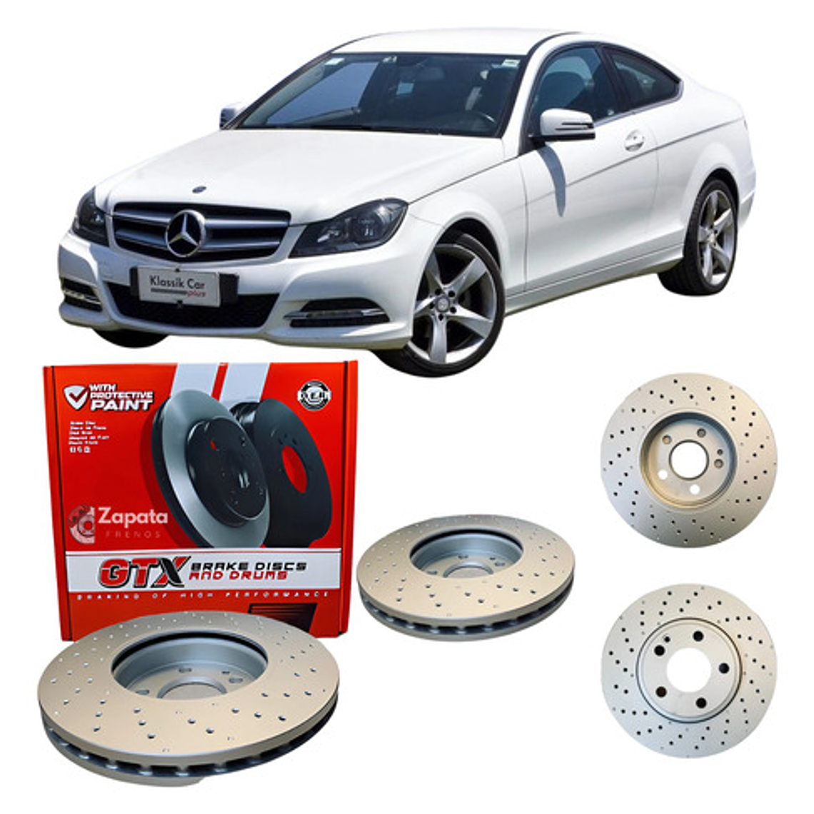 Discos Freno Delanteros Para Mercedes Benz C180 - 200 W204 1