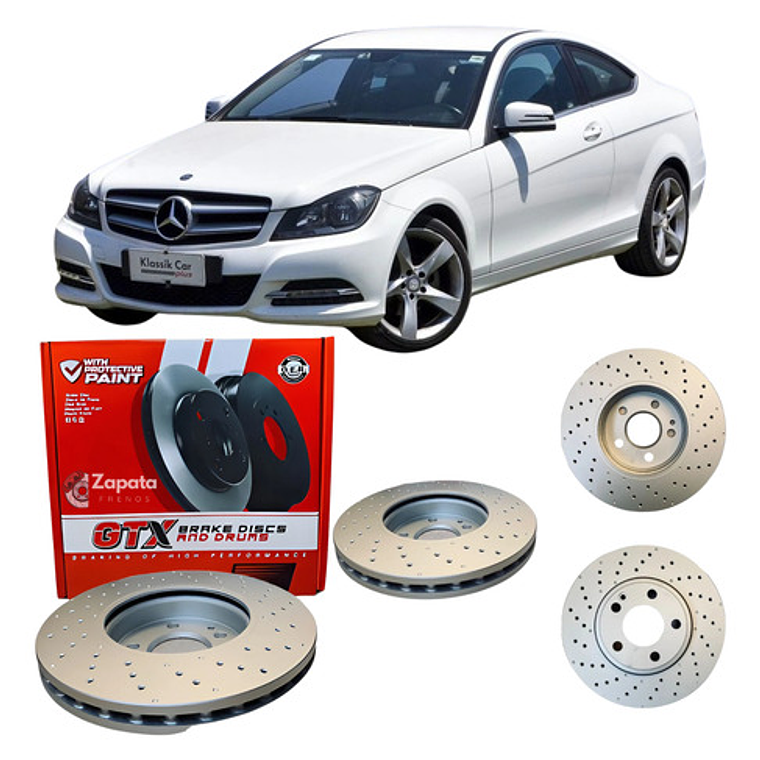 Discos Freno Delanteros Para Mercedes Benz C180 - 200 W204 1
