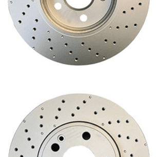 Discos Freno Delanteros Para Mercedes Benz C180 - 200 W204