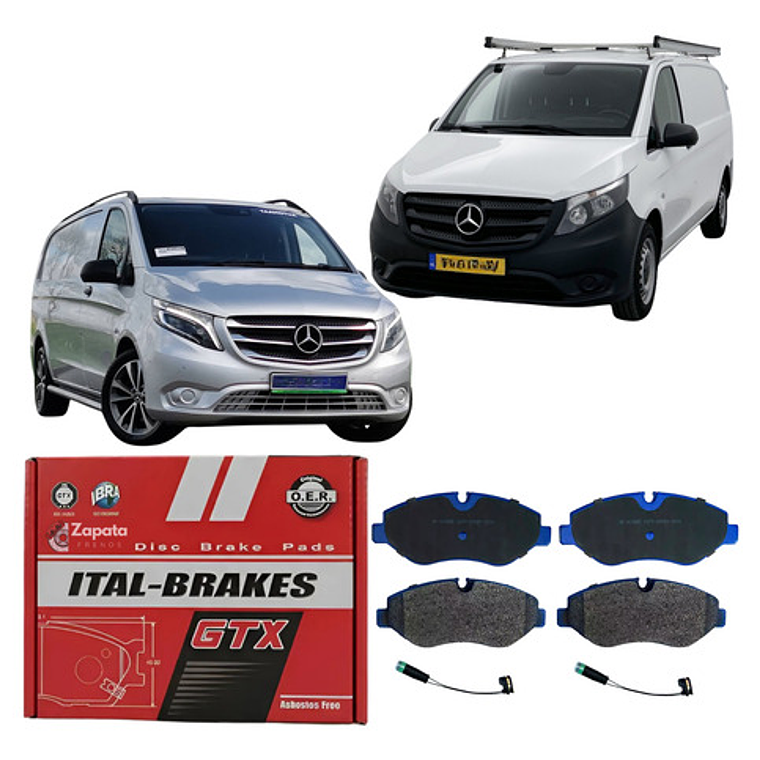  Pastillas Delanteras Mb Vito 109 111 114 116 119 2014-2024 1