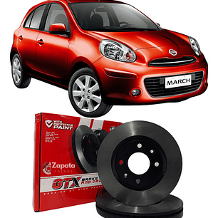 Discos Freno Delanteros Para Nissan March 2012+
