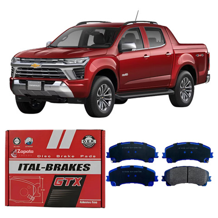 Pastillas Frenos Delanteras Chevrolet Colorado 2.8 2019-2021 1