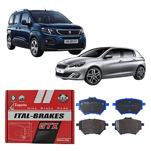  Pastillas Freno Traseras Peugeot 308 3008 Rifter C4 Space