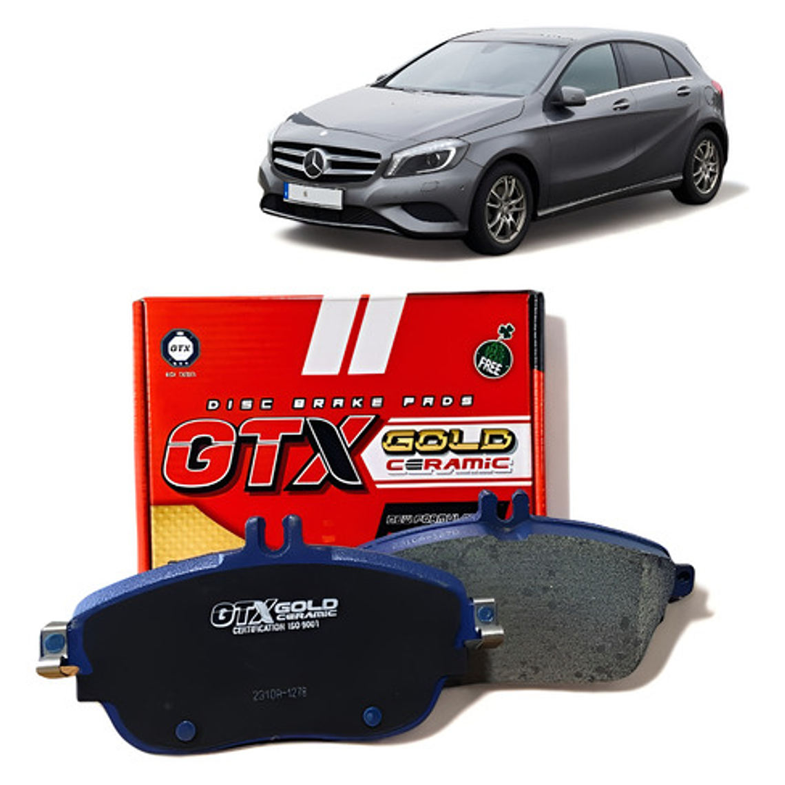 Pastillas Freno Delanteras Gtx Cerámica Mercedes Benz A200 1