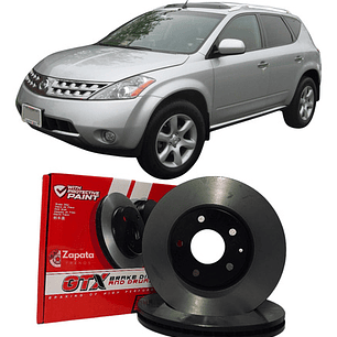 Par Disco Freno Trasero Gtx Para Nissan Murano 3.5 2003-