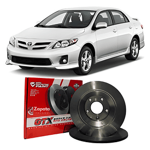 Discos Freno Traseros Gtx Toyota Corolla 2009-2017