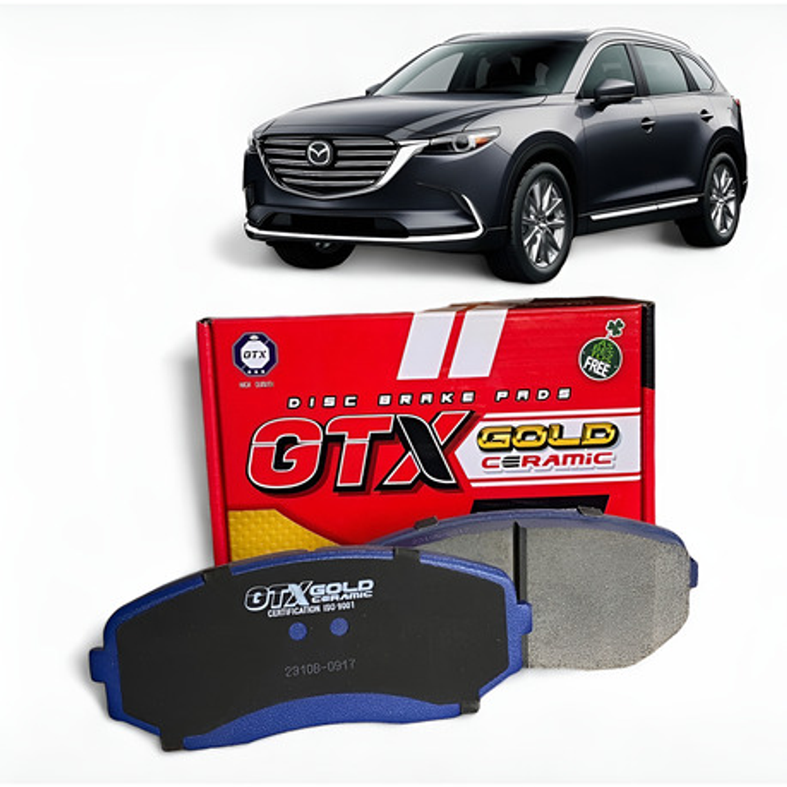 Pastillas Freno Delantera Cerámica Mazda Cx7-cx9 2006+ 1